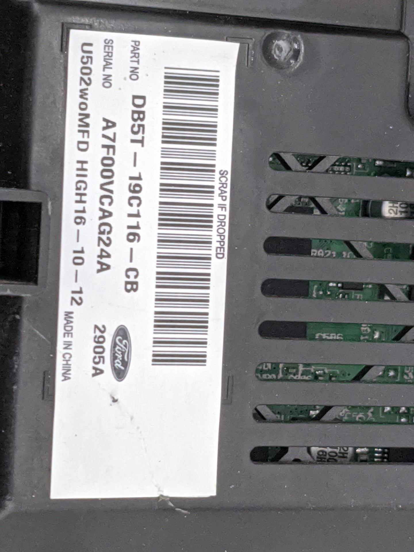 2013-2014 Ford Explorer Information Display Screen 5031058 - Oemusedautoparts1.com