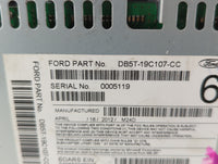 2013 Ford Explorer Radio AM FM Cd Player Receiver Replacement P/N:DB5T-19C107-CC DB5T-19C107-CB Fits OEM Used Auto Parts - O