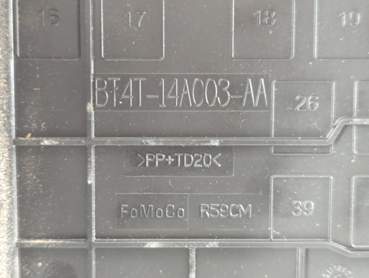 2013 Ford Explorer Fusebox Fuse Box Panel Relay Module P/N:BT4T-14A003-AA Fits OEM Used Auto Parts - Oemusedautoparts1.com