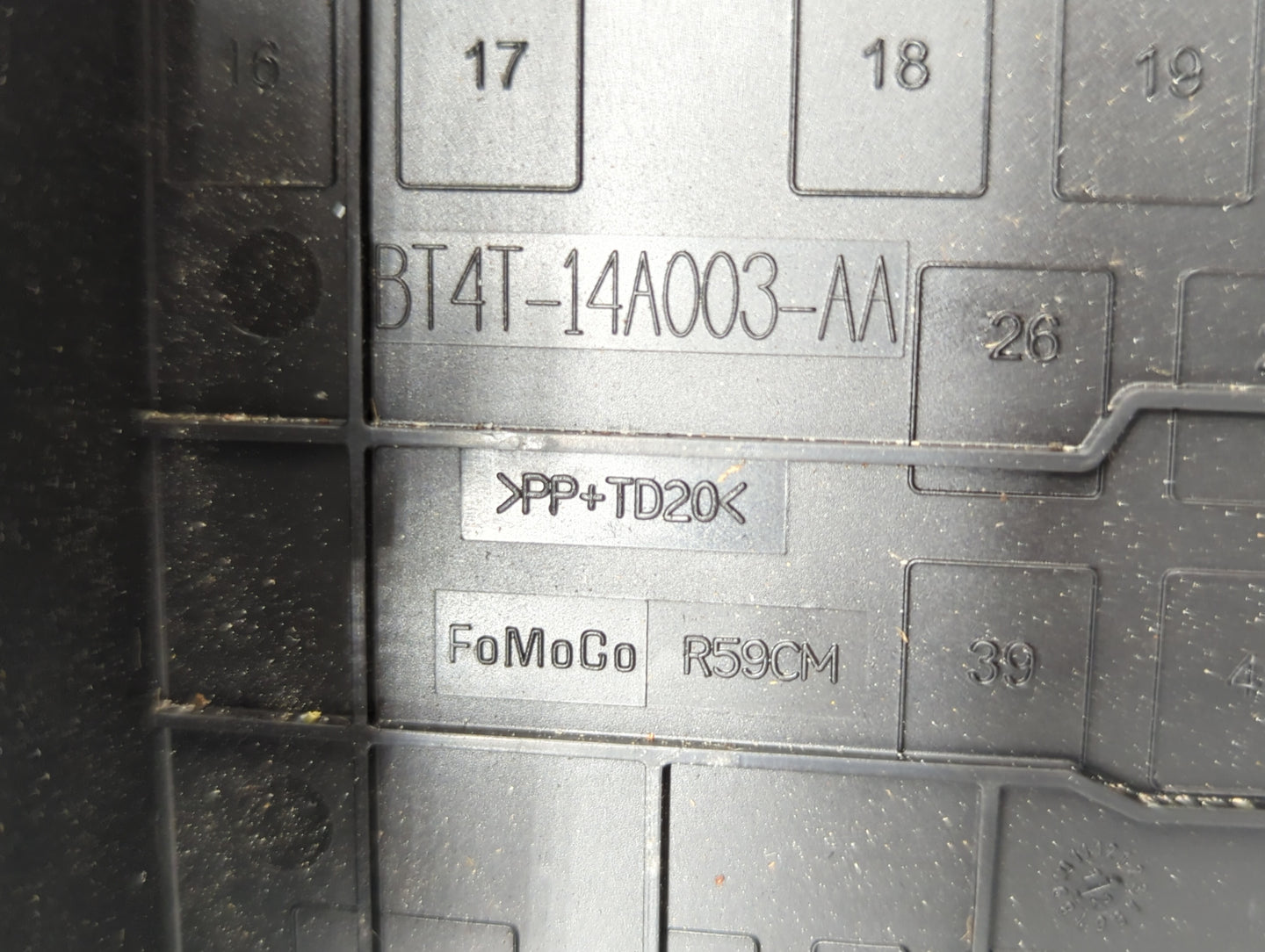 2013 Ford Explorer Fusebox Fuse Box Panel Relay Module P/N:BT4T-14A003-AA Fits OEM Used Auto Parts - Oemusedautoparts1.com