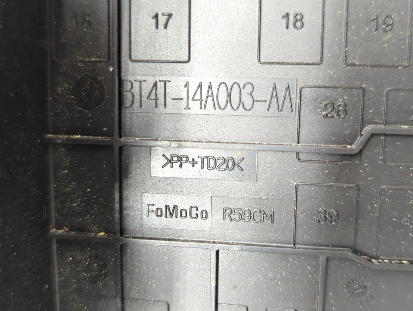 2013 Ford Explorer Fusebox Fuse Box Panel Relay Module P/N:BT4T-14A003-AA Fits OEM Used Auto Parts - Oemusedautoparts1.com