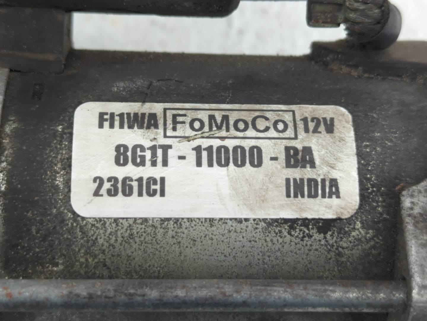 2011-2019 Ford Explorer Car Starter Motor Solenoid OEM P/N:8G1T-11000-BA Fits OEM Used Auto Parts - Oemusedautoparts1.com