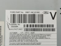 2013 Ford Explorer Radio AM FM Cd Player Receiver Replacement P/N:DB5T-19C107-GC Fits OEM Used Auto Parts - Oemusedautoparts