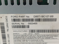 2013-2013 Ford Explorer Am Fm Cd Player Radio Receiver - Oemusedautoparts1.com