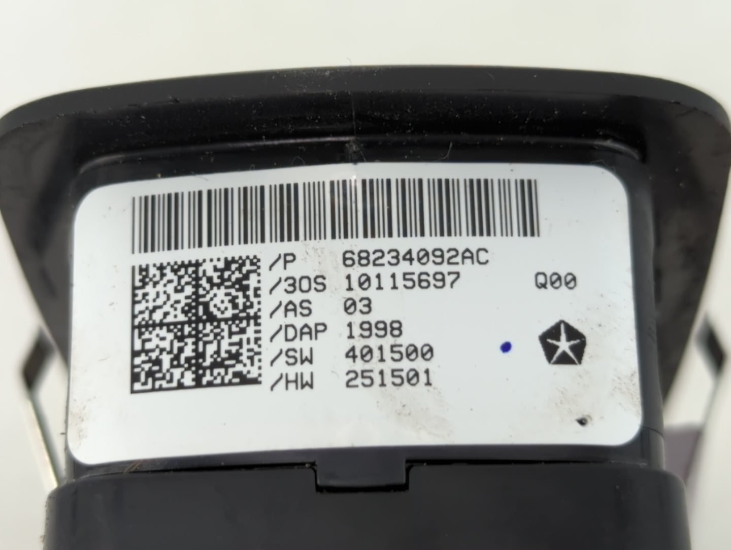 2004-2010 Ford Explorer Master Power Window Switch Replacement Driver Side Left P/N:68234092AC Fits OEM Used Auto Parts - Oe