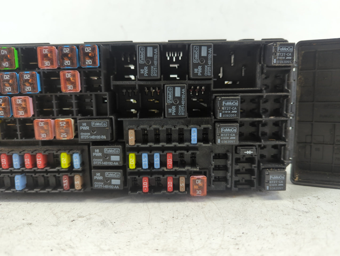 2013 Ford Explorer Fusebox Fuse Box Panel Relay Module P/N:BT4T-14A003-AA Fits OEM Used Auto Parts - Oemusedautoparts1.com