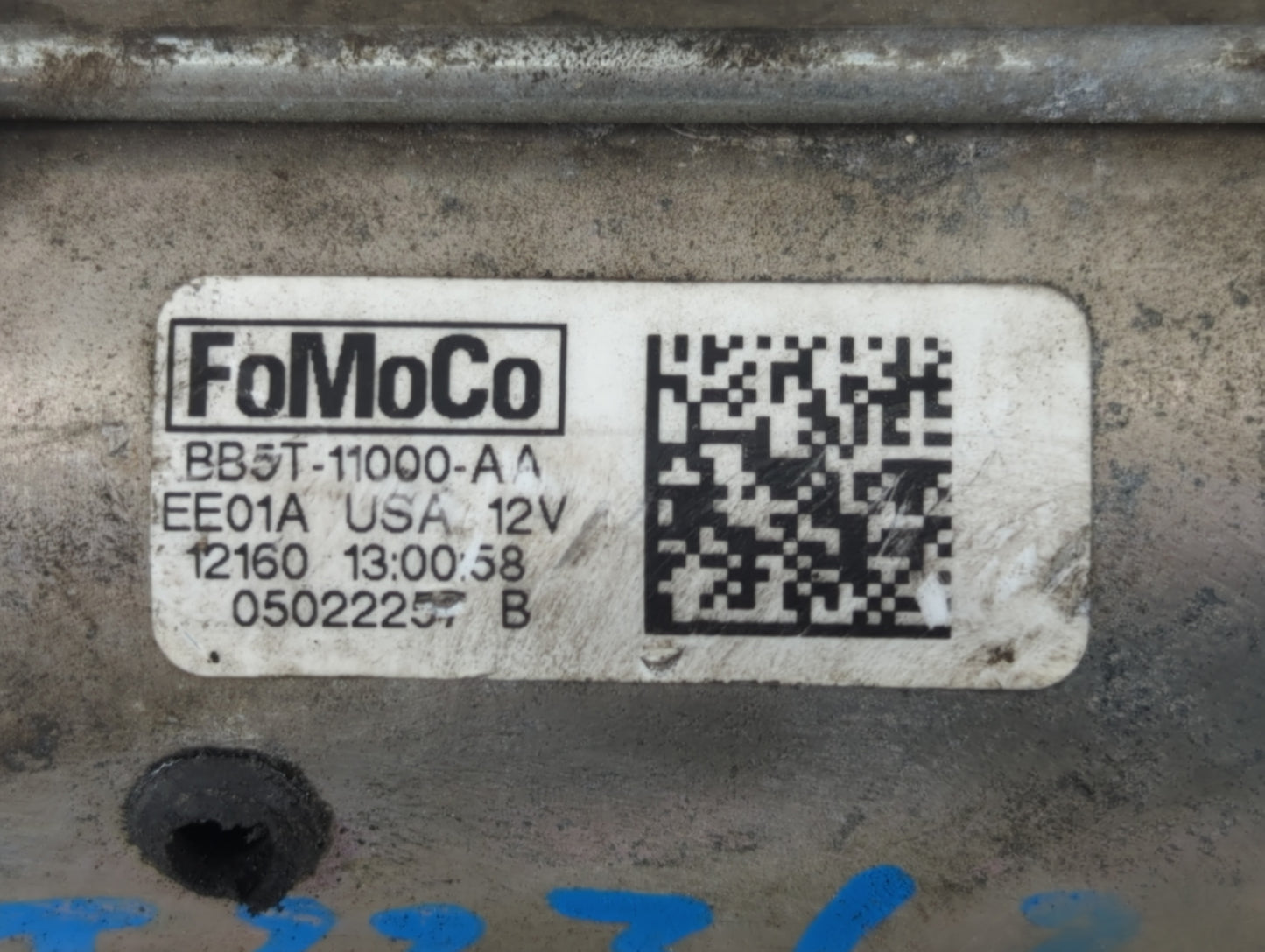 2013 Ford Explorer Car Starter Motor Solenoid OEM P/N:BB5T-11000-AA Fits OEM Used Auto Parts - Oemusedautoparts1.com