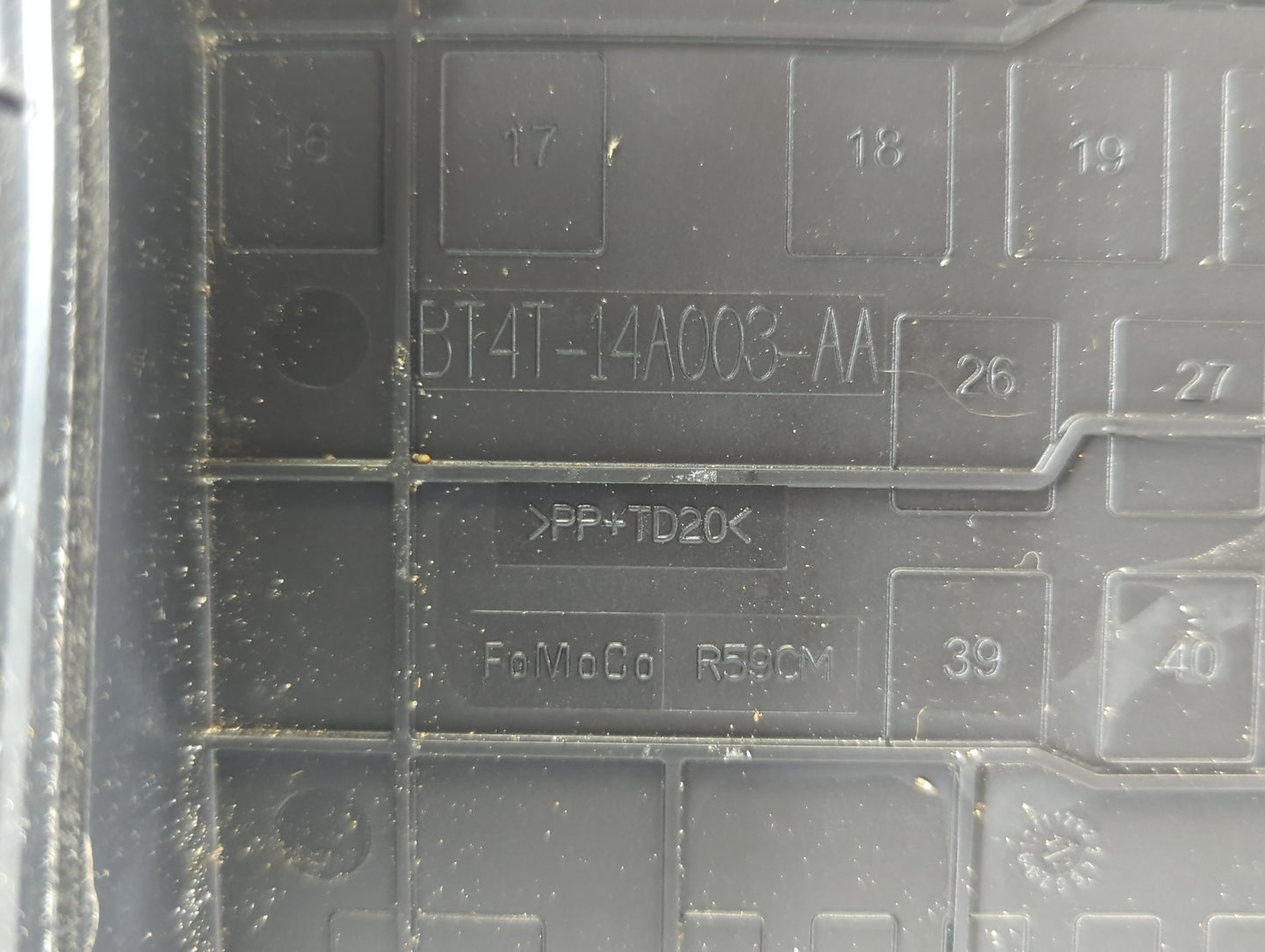 2013 Ford Explorer Fusebox Fuse Box Panel Relay Module P/N:BT4T-14A003-AA Fits OEM Used Auto Parts - Oemusedautoparts1.com