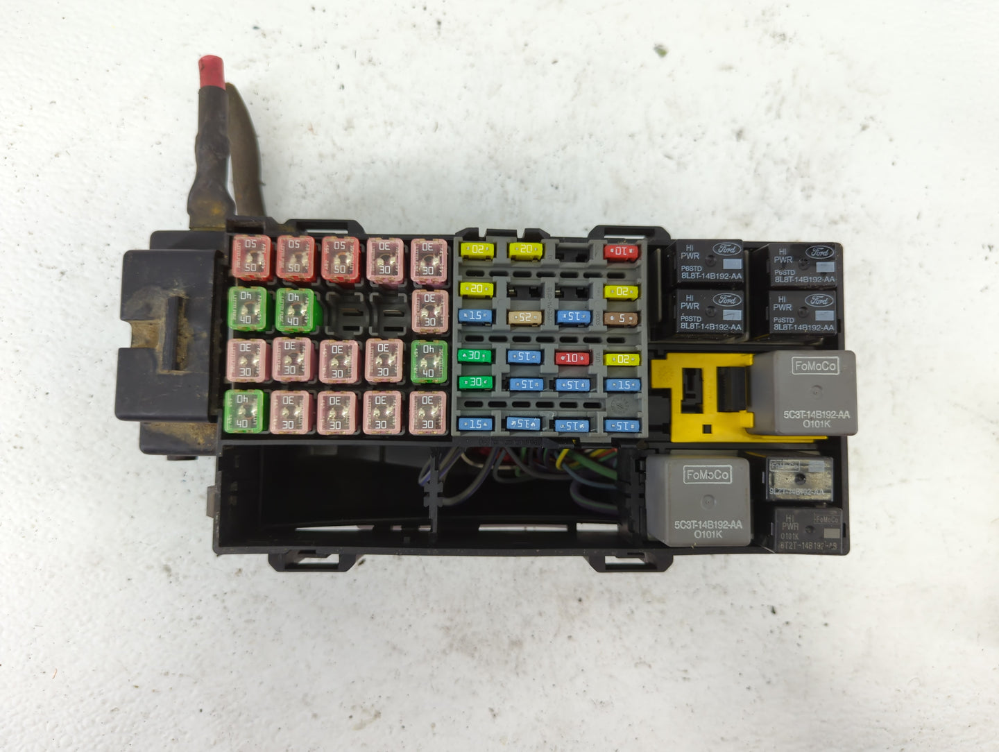 2013 Ford Explorer Fusebox Fuse Box Panel Relay Module P/N:9L9T 14398 BHB 0744360 Fits OEM Used Auto Parts - Oemusedautopart