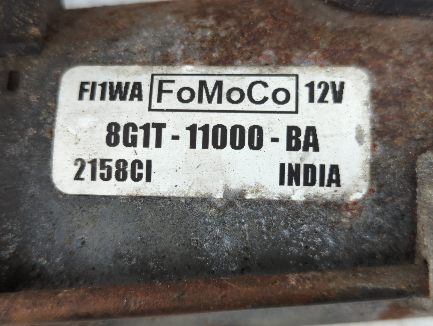 2011-2019 Ford Explorer Car Starter Motor Solenoid OEM P/N:8G1T-11000-BA Fits OEM Used Auto Parts - Oemusedautoparts1.com