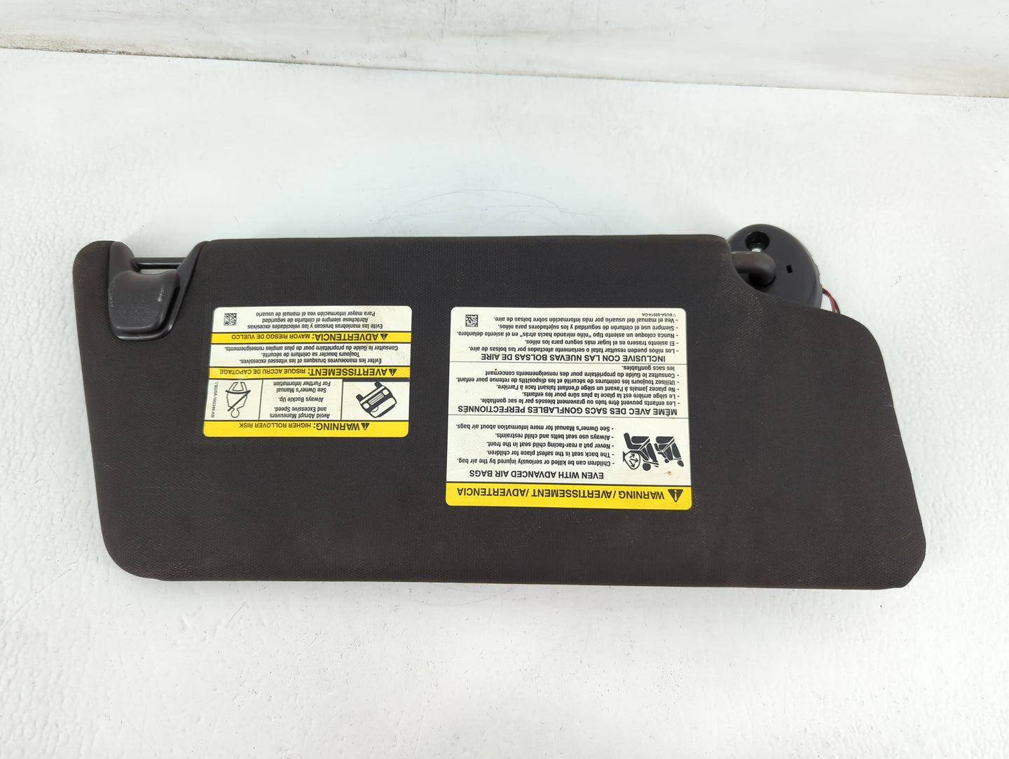 2011-2015 Ford Explorer Sun Visor Shade Replacement Driver Left Mirror Fits Fits 2011 2012 2013 2014 2015 OEM Used Auto Part