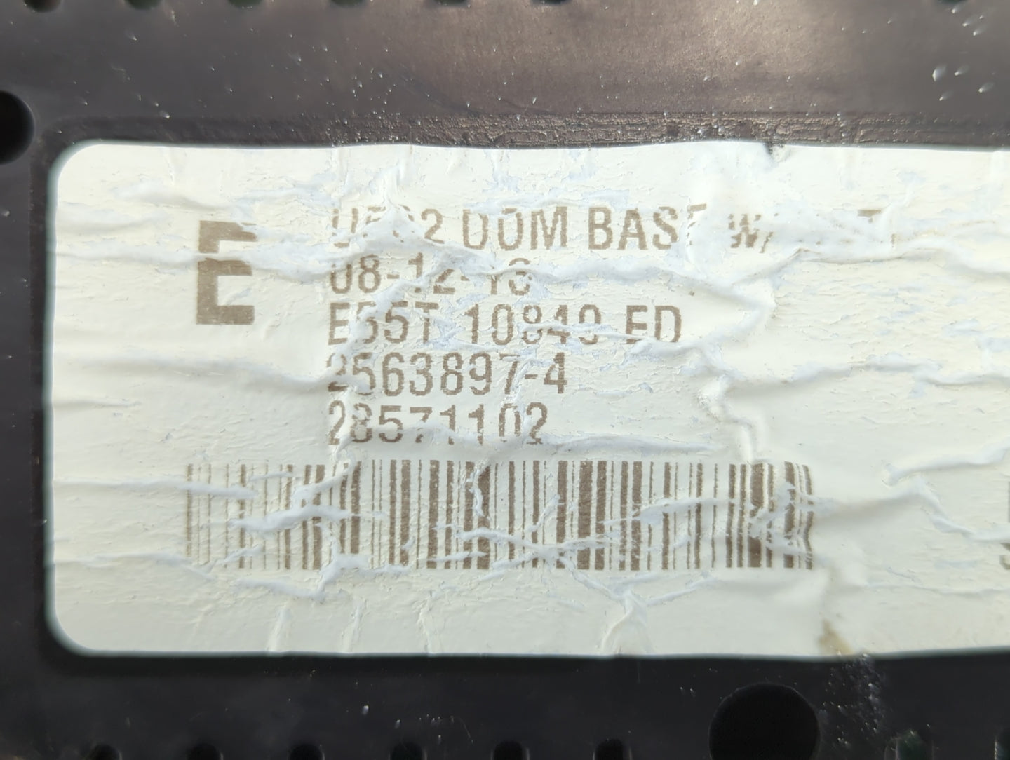 2013 Ford Explorer Instrument Cluster Speedometer Gauges P/N:2563897-4 Fits OEM Used Auto Parts - Oemusedautoparts1.com