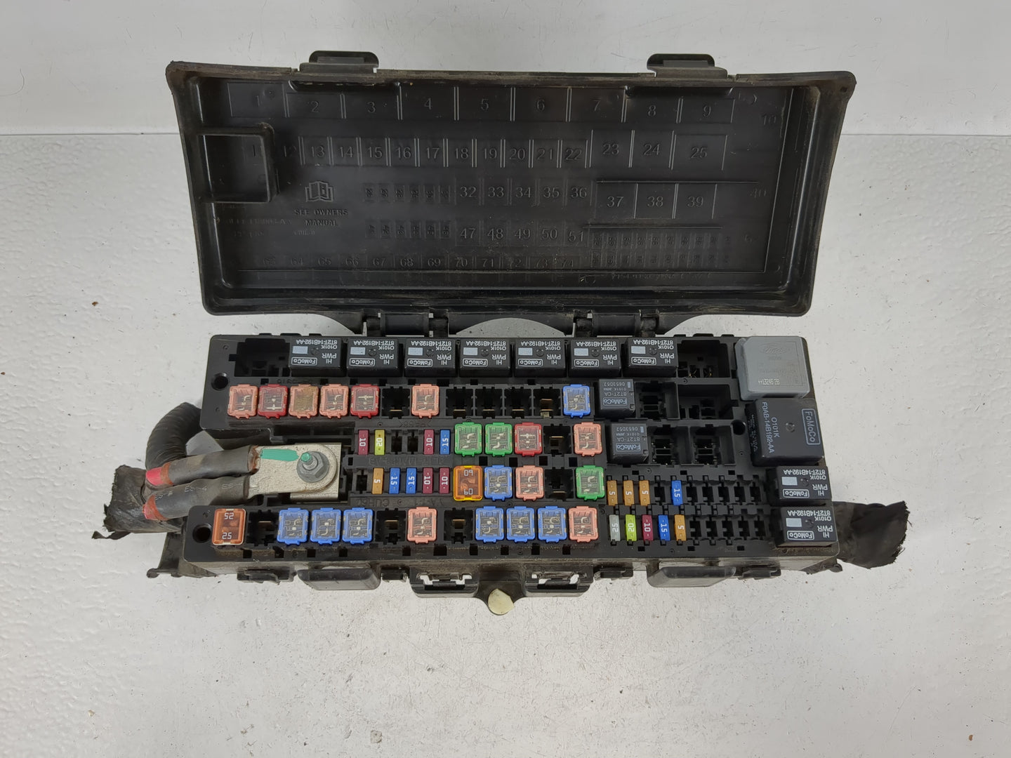 2011-2014 Ford F-150 Fusebox Fuse Box Panel Relay Module P/N:DL3T-12A581CBG DL3T-12A581BAG Fits Fits 2011 2012 2013 2014 OEM