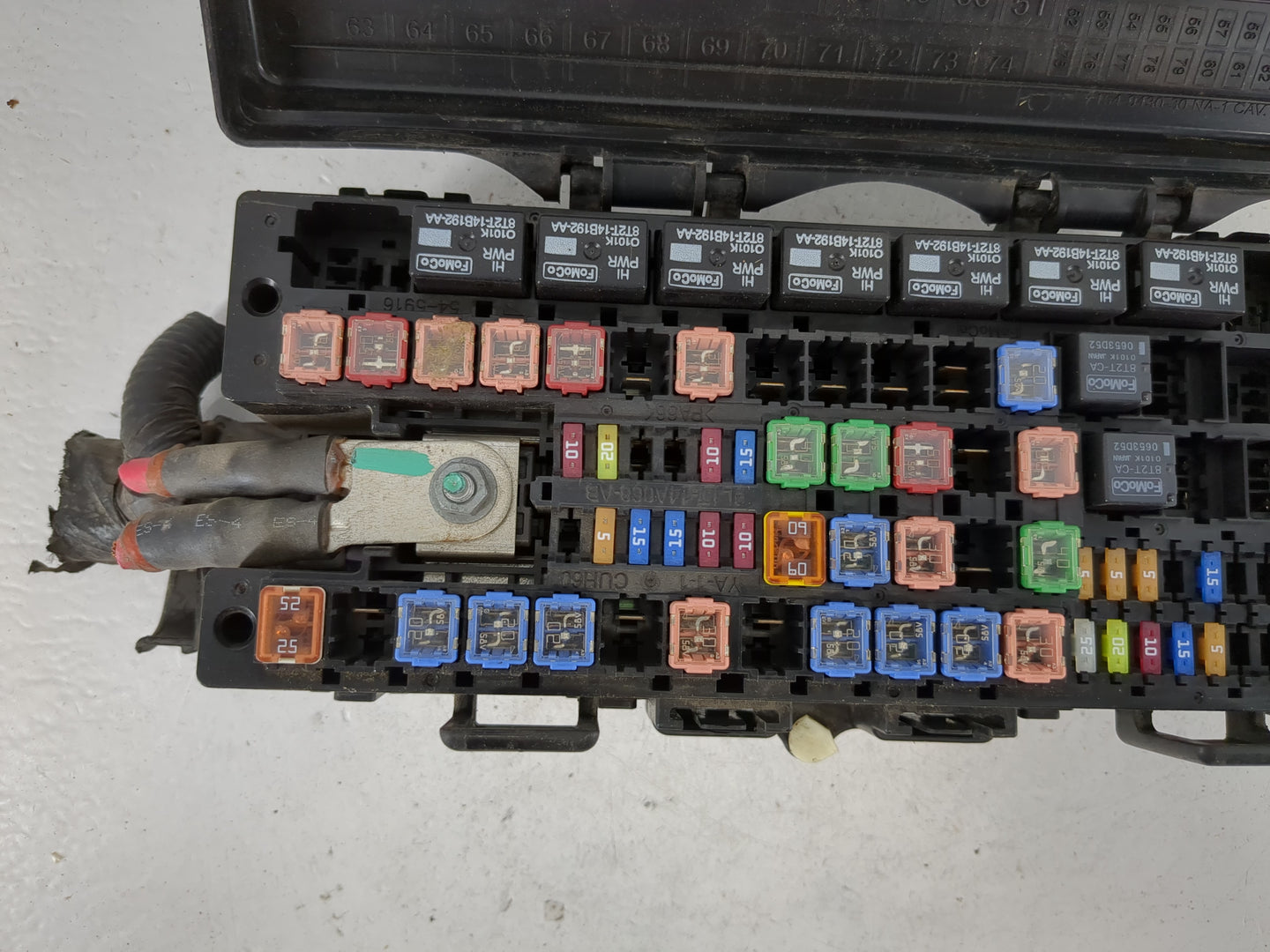 2011-2014 Ford F-150 Fusebox Fuse Box Panel Relay Module P/N:DL3T-12A581CBG DL3T-12A581BAG Fits Fits 2011 2012 2013 2014 OEM