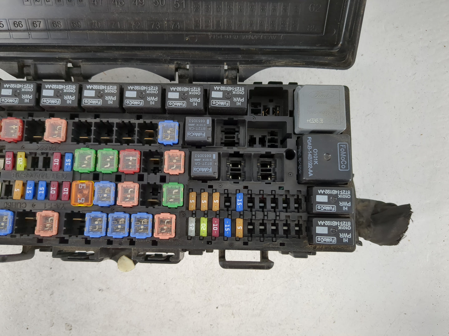 2011-2014 Ford F-150 Fusebox Fuse Box Panel Relay Module P/N:DL3T-12A581CBG DL3T-12A581BAG Fits Fits 2011 2012 2013 2014 OEM