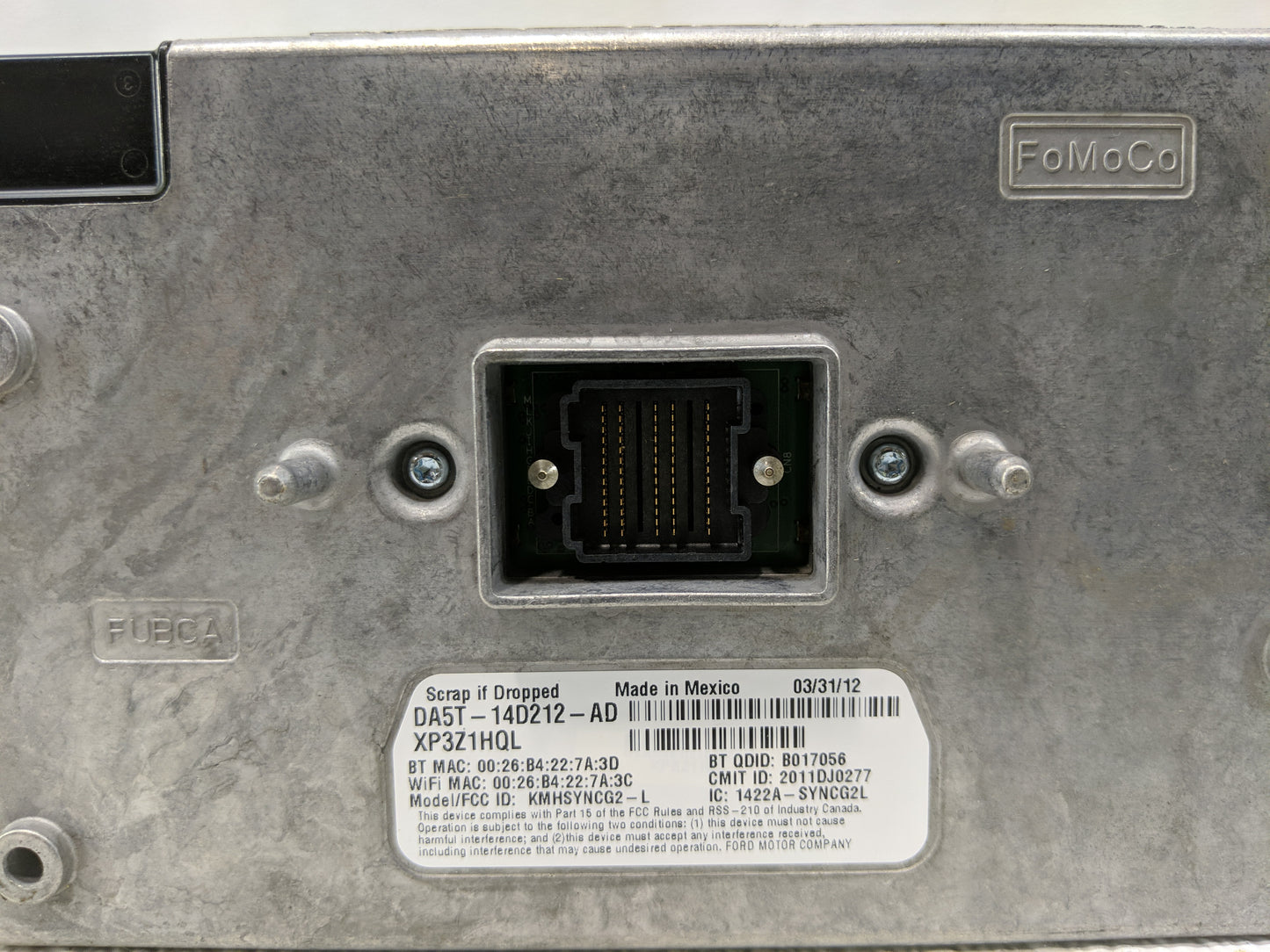 2013-2013 Ford F-150 Am Fm Cd Player Radio Receiver - Oemusedautoparts1.com