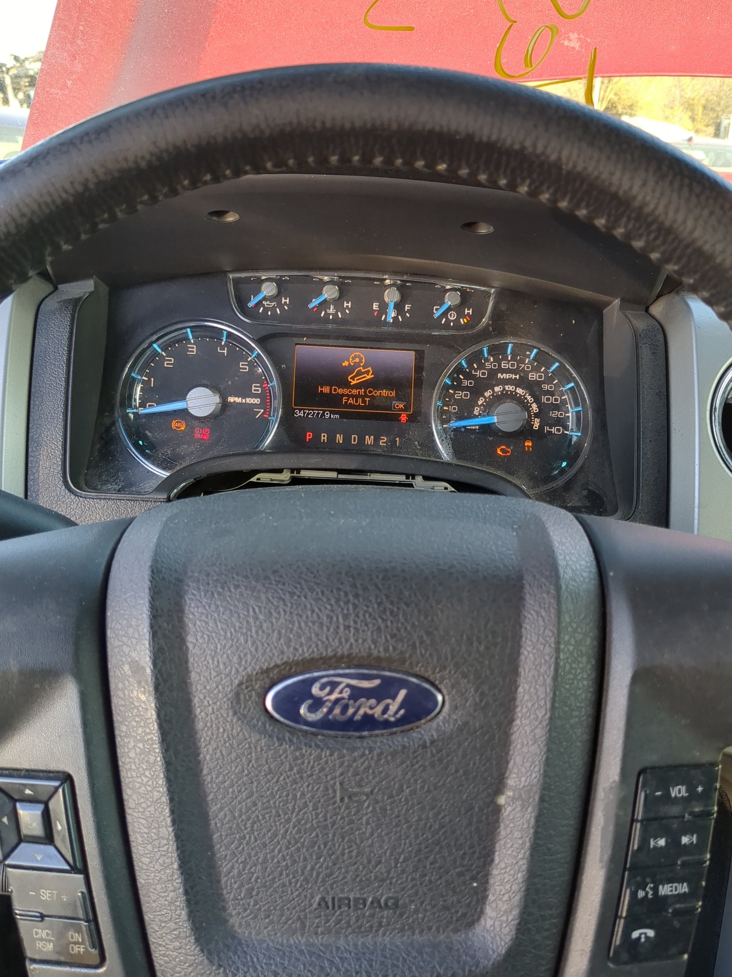 2013 Ford F-150 Instrument Cluster Speedometer Gauges Fits OEM Used Auto Parts - Oemusedautoparts1.com