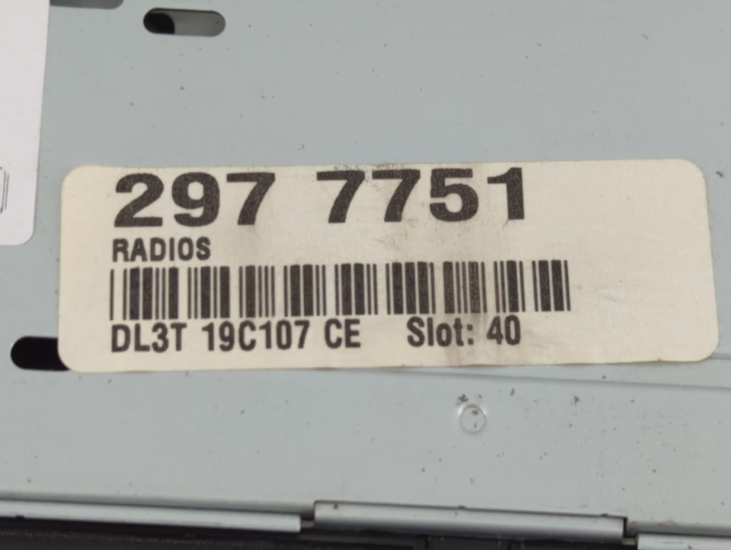2013 Ford F-150 Radio AM FM Cd Player Receiver Replacement Fits OEM Used Auto Parts - Oemusedautoparts1.com