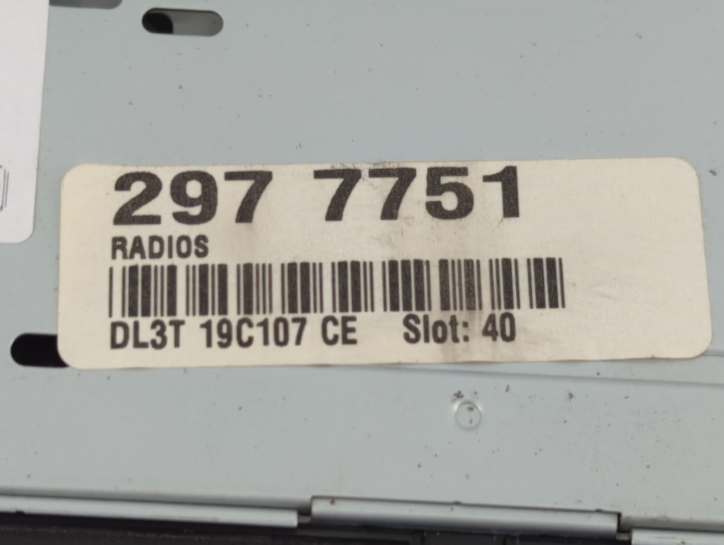 2013 Ford F-150 Radio AM FM Cd Player Receiver Replacement Fits OEM Used Auto Parts - Oemusedautoparts1.com