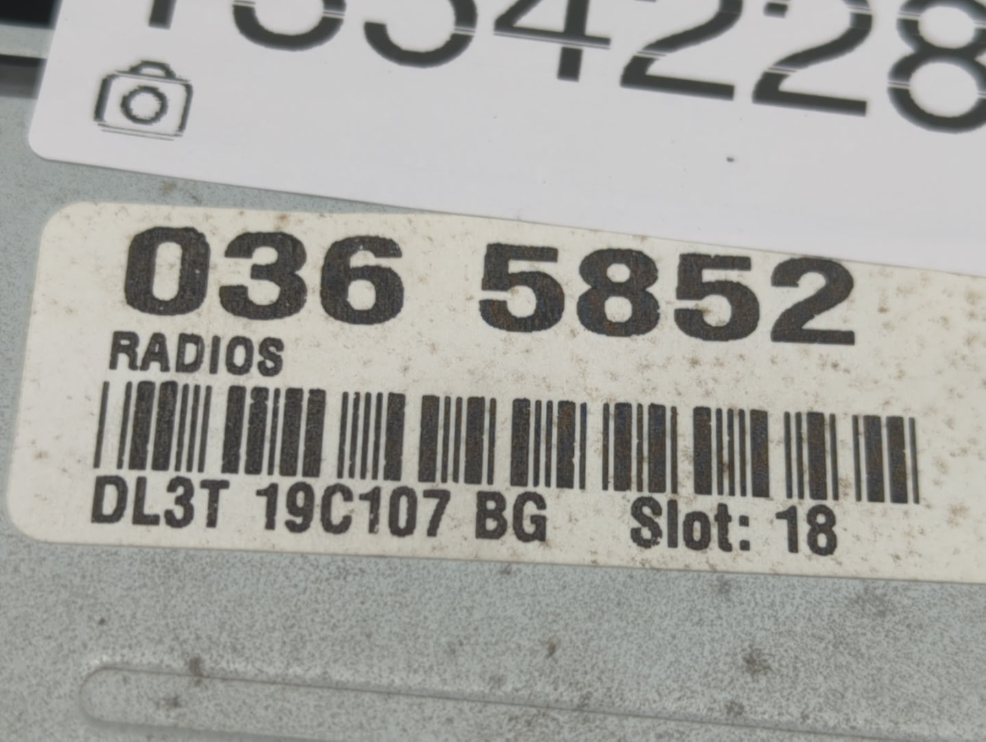 2013 Ford F-150 Radio AM FM Cd Player Receiver Replacement P/N:DL3T-19C107-BG Fits OEM Used Auto Parts - Oemusedautoparts1.c