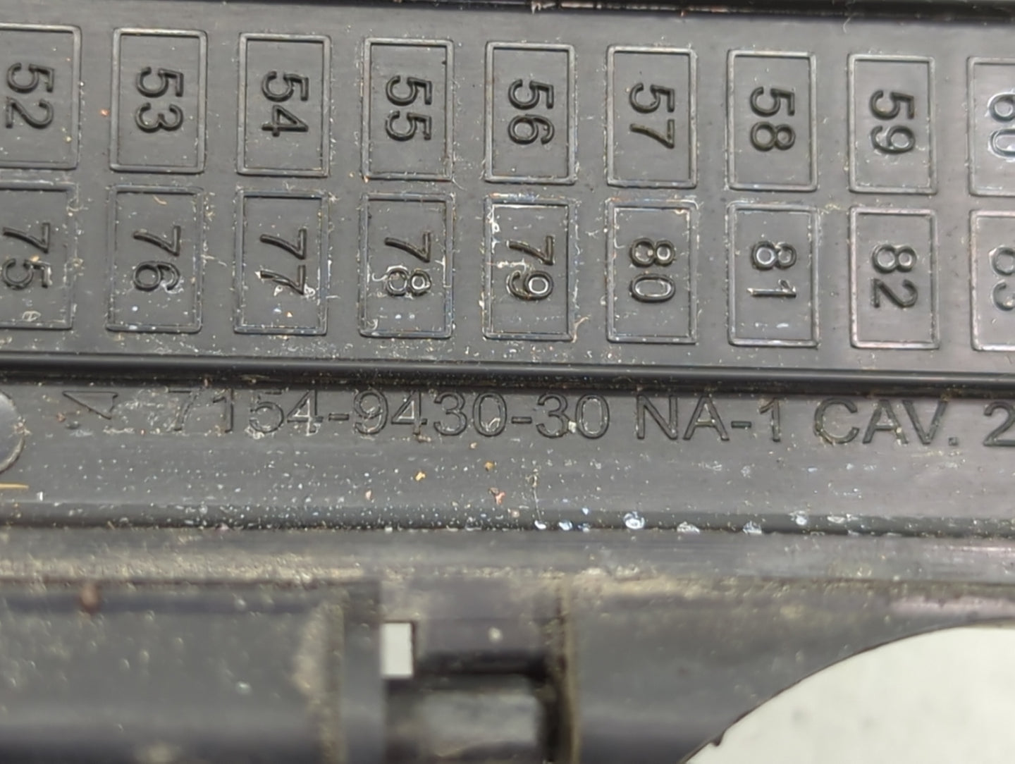 2011-2014 Ford F-150 Fusebox Fuse Box Panel Relay Module P/N:7154-9430-30 Fits Fits 2011 2012 2013 2014 OEM Used Auto Parts 