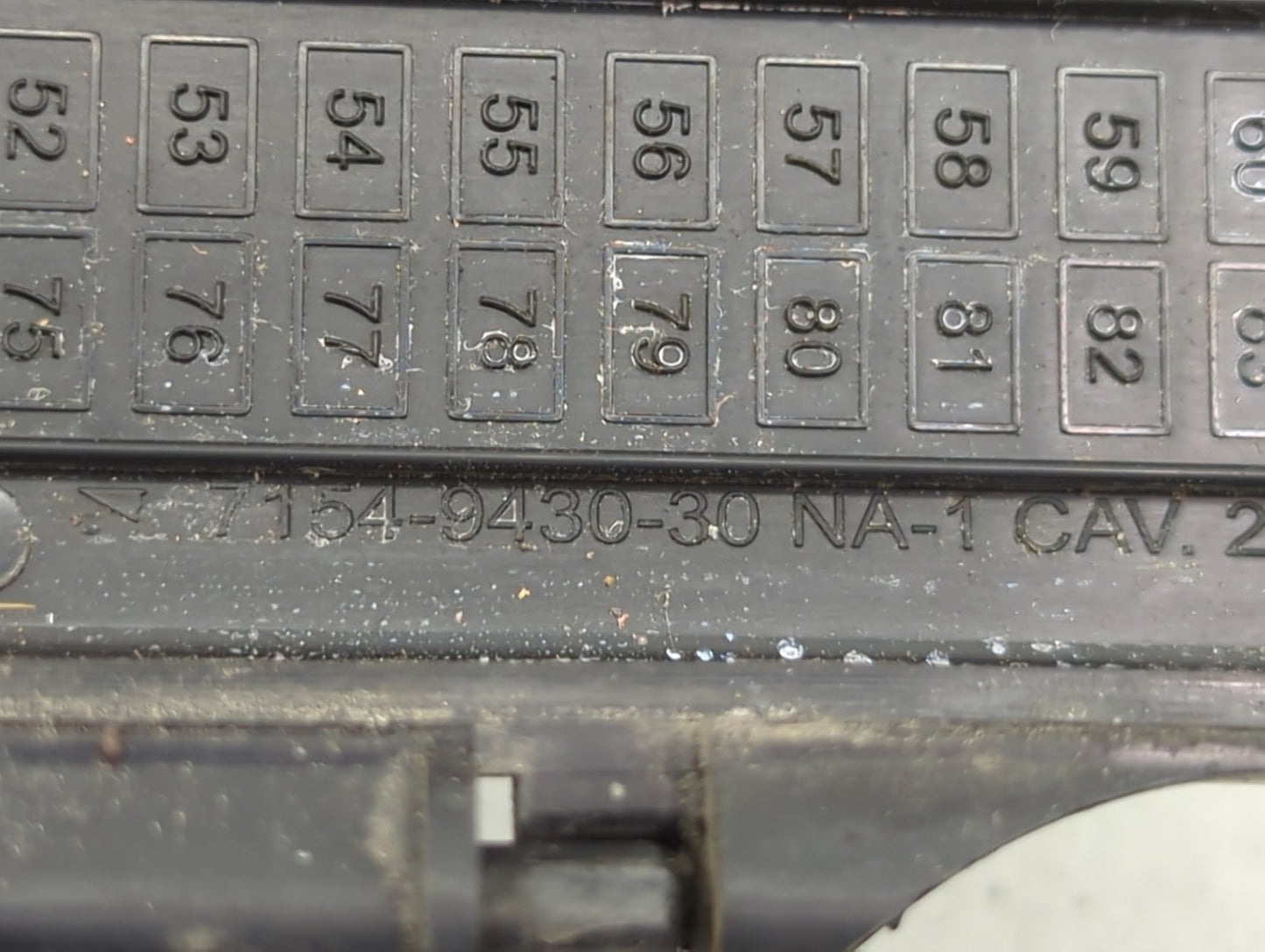 2011-2014 Ford F-150 Fusebox Fuse Box Panel Relay Module P/N:7154-9430-30 Fits Fits 2011 2012 2013 2014 OEM Used Auto Parts 