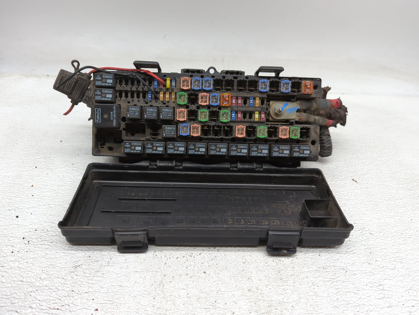 2011-2014 Ford F-150 Fusebox Fuse Box Panel Relay Module P/N:9L1T-14A003-BA Fits Fits 2011 2012 2013 2014 OEM Used Auto Part