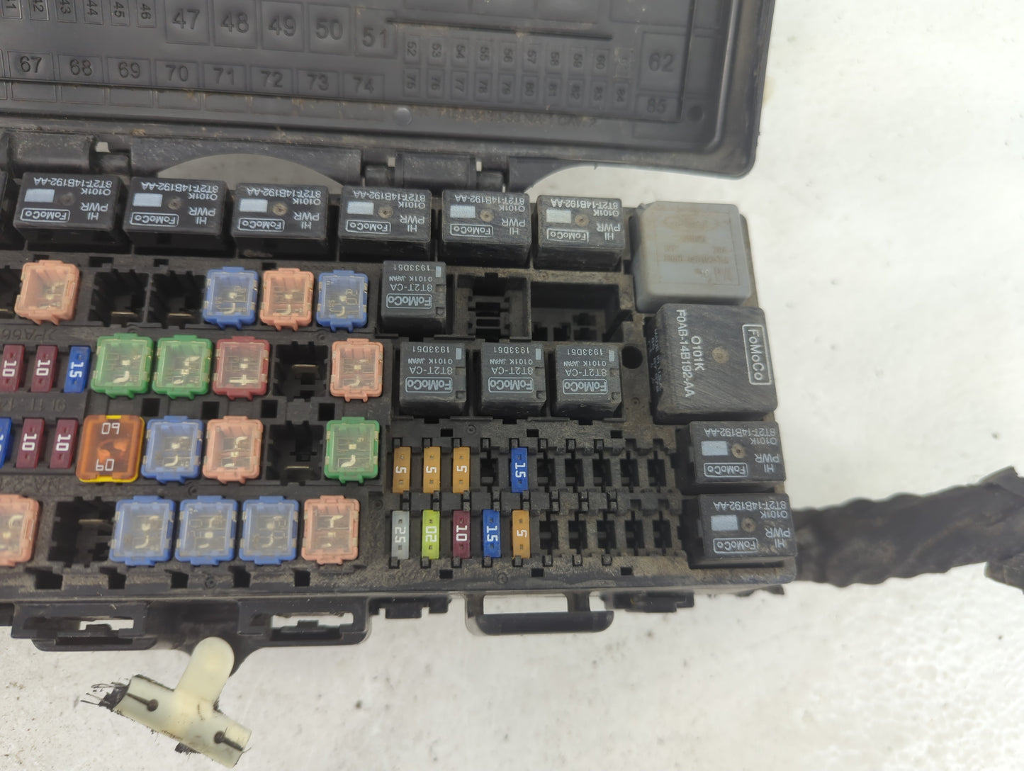 2011-2014 Ford F-150 Fusebox Fuse Box Panel Relay Module P/N:9L1T-14A003-AA Fits Fits 2011 2012 2013 2014 OEM Used Auto Part