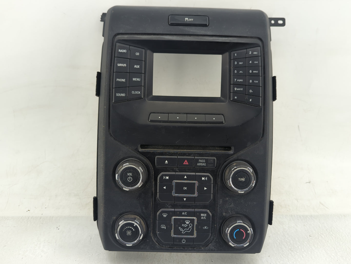 2013 Ford F-150 Radio AM FM Cd Player Receiver Replacement P/N:DL3T-18A802-CD3JA6 Fits OEM Used Auto Parts - Oemusedautopart
