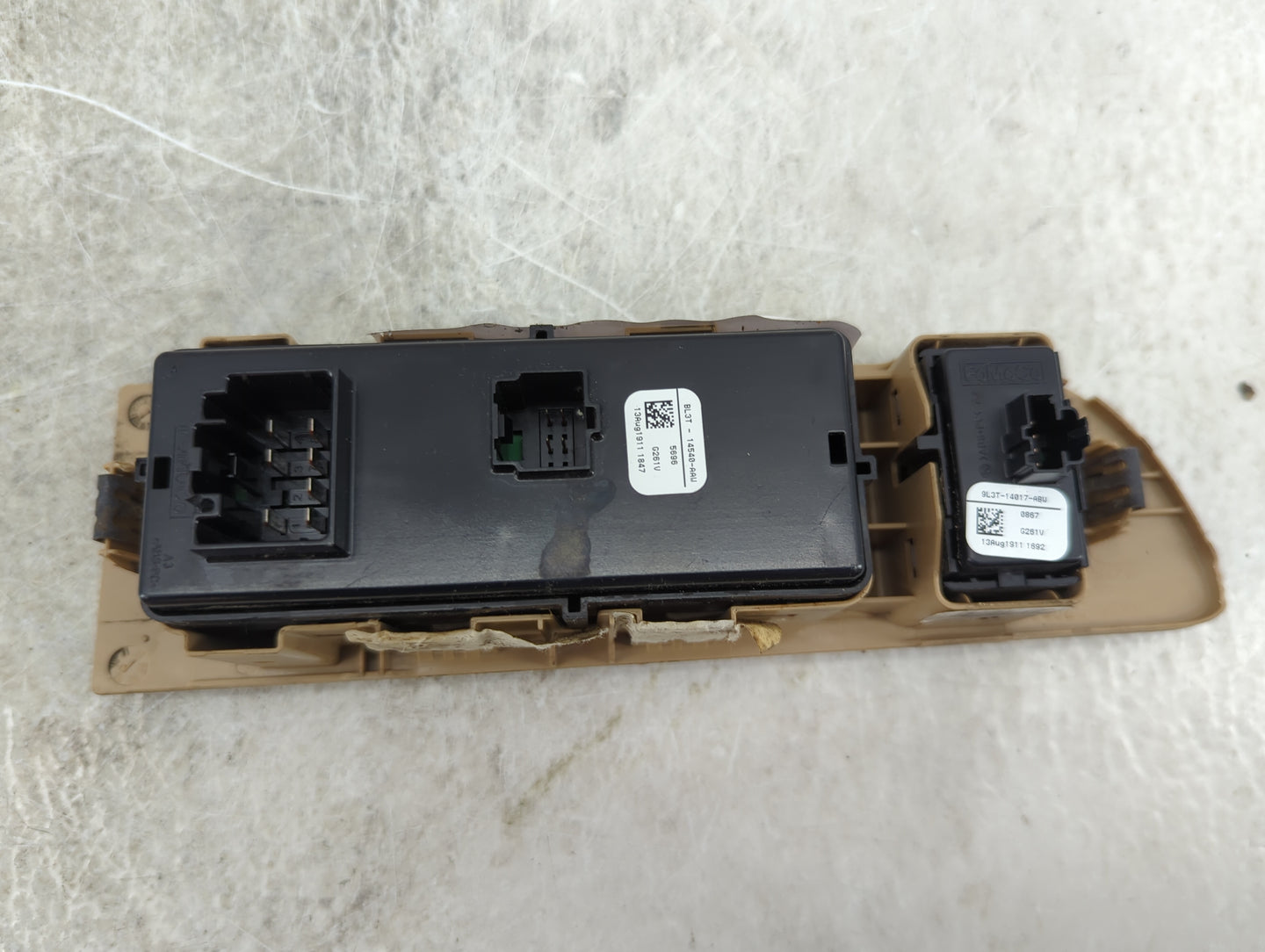 2009-2014 Ford F-150 Master Power Window Switch Replacement Driver Side Left P/N:BL3T-14540-A6A 8L3T-14017-ABU Fits OEM Used