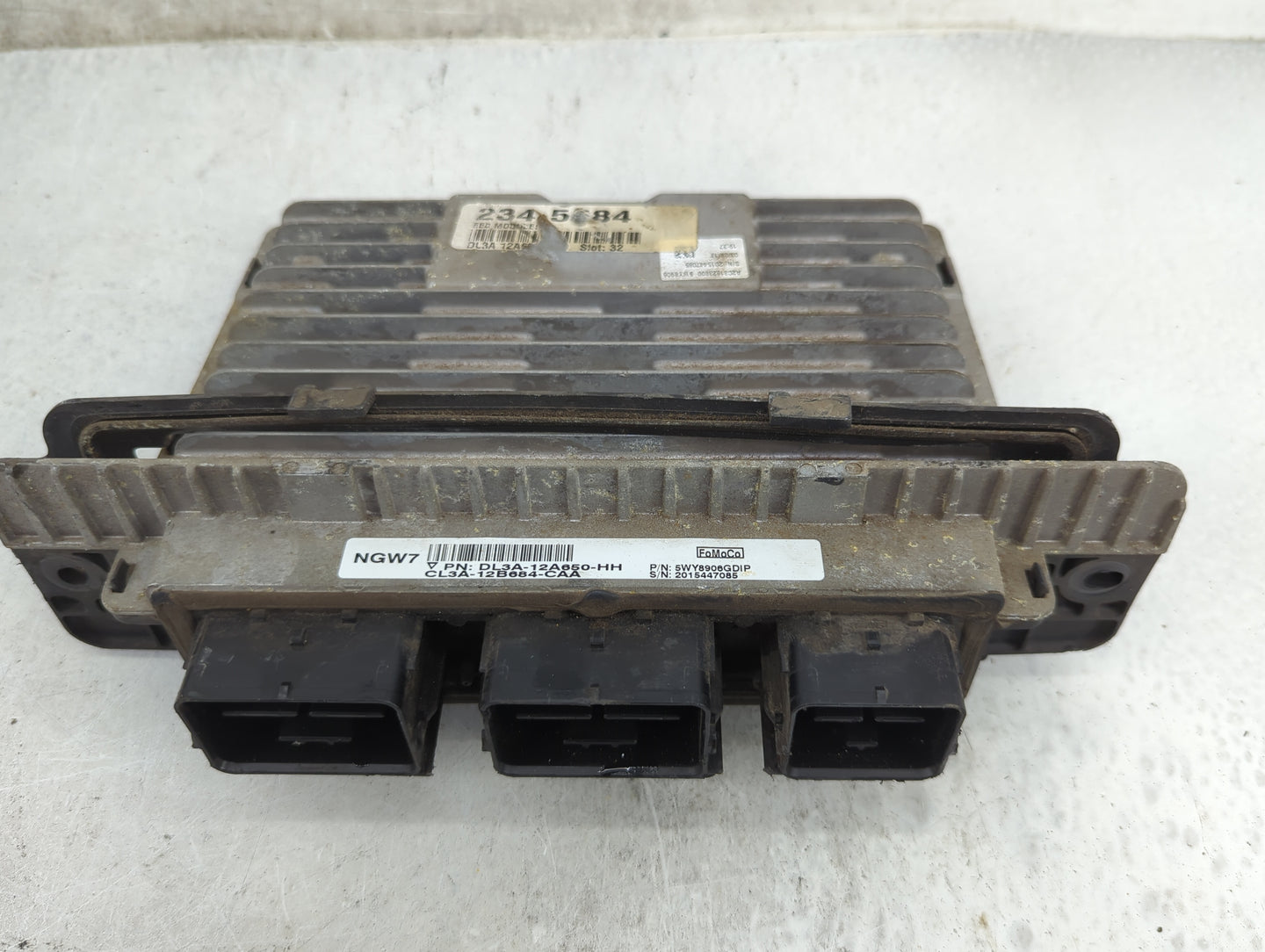 2013-2014 Ford F-150 PCM Engine Control Computer ECU ECM PCU OEM P/N:DL3A-12A650-HH 5WY8906GDIP Fits Fits 2013 2014 OEM Used