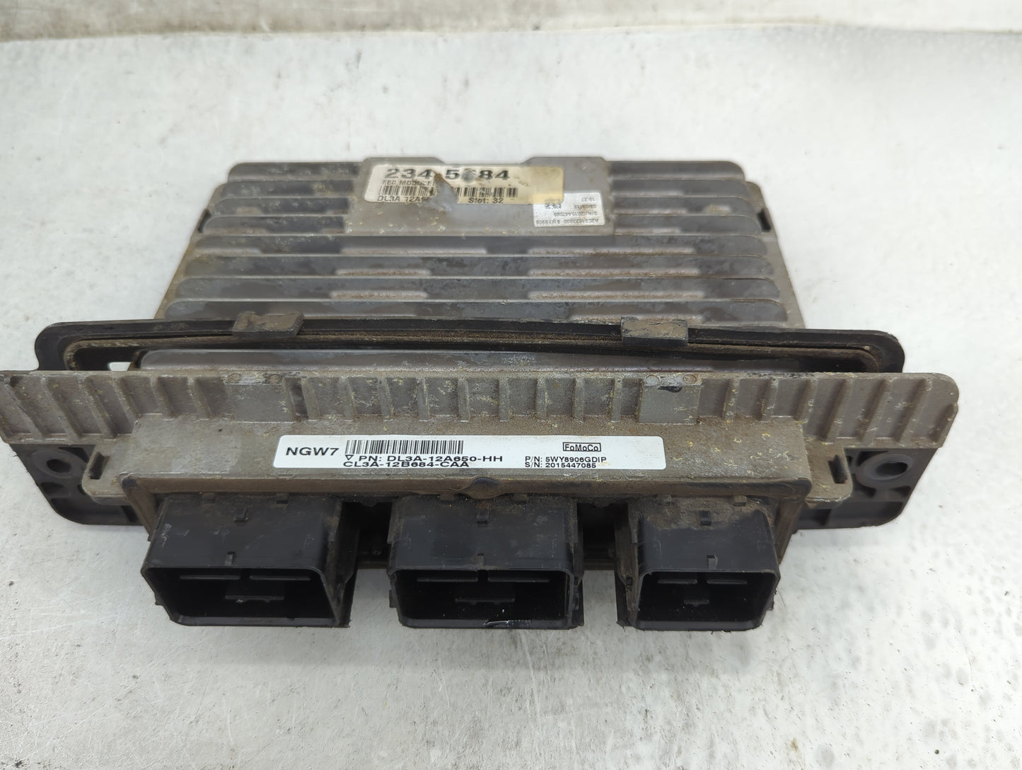 2013-2014 Ford F-150 PCM Engine Control Computer ECU ECM PCU OEM P/N:DL3A-12A650-HH 5WY8906GDIP Fits Fits 2013 2014 OEM Used