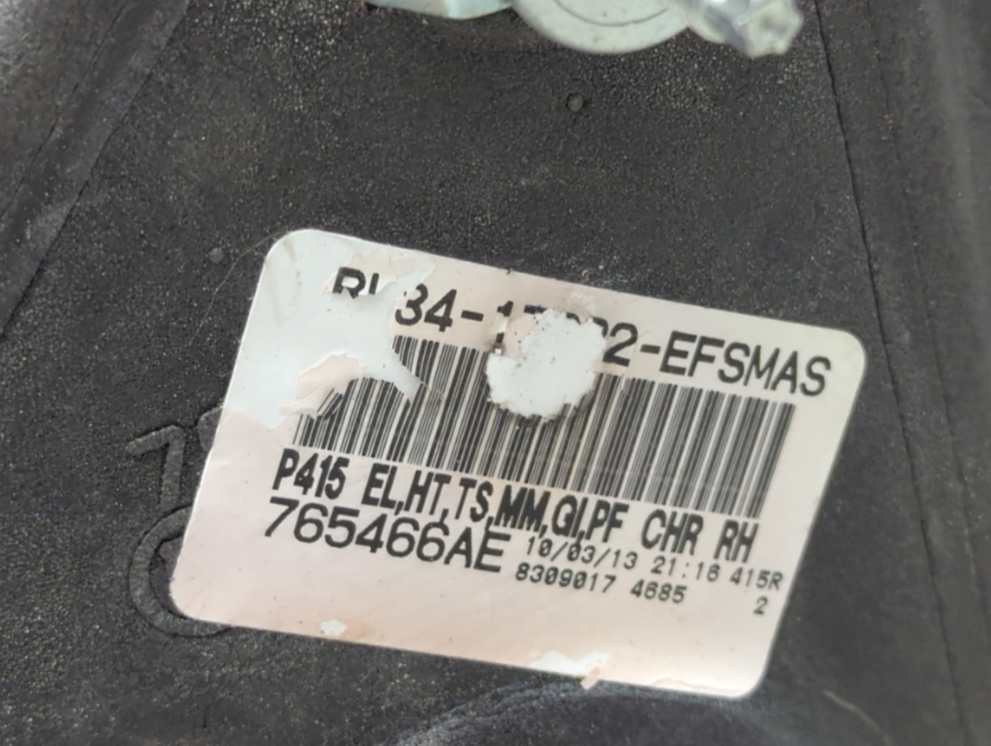 2011-2014 Ford F-150 Passenger Side View Mirror - Right Door Mirror OEM Used - Oemusedautoparts1.com