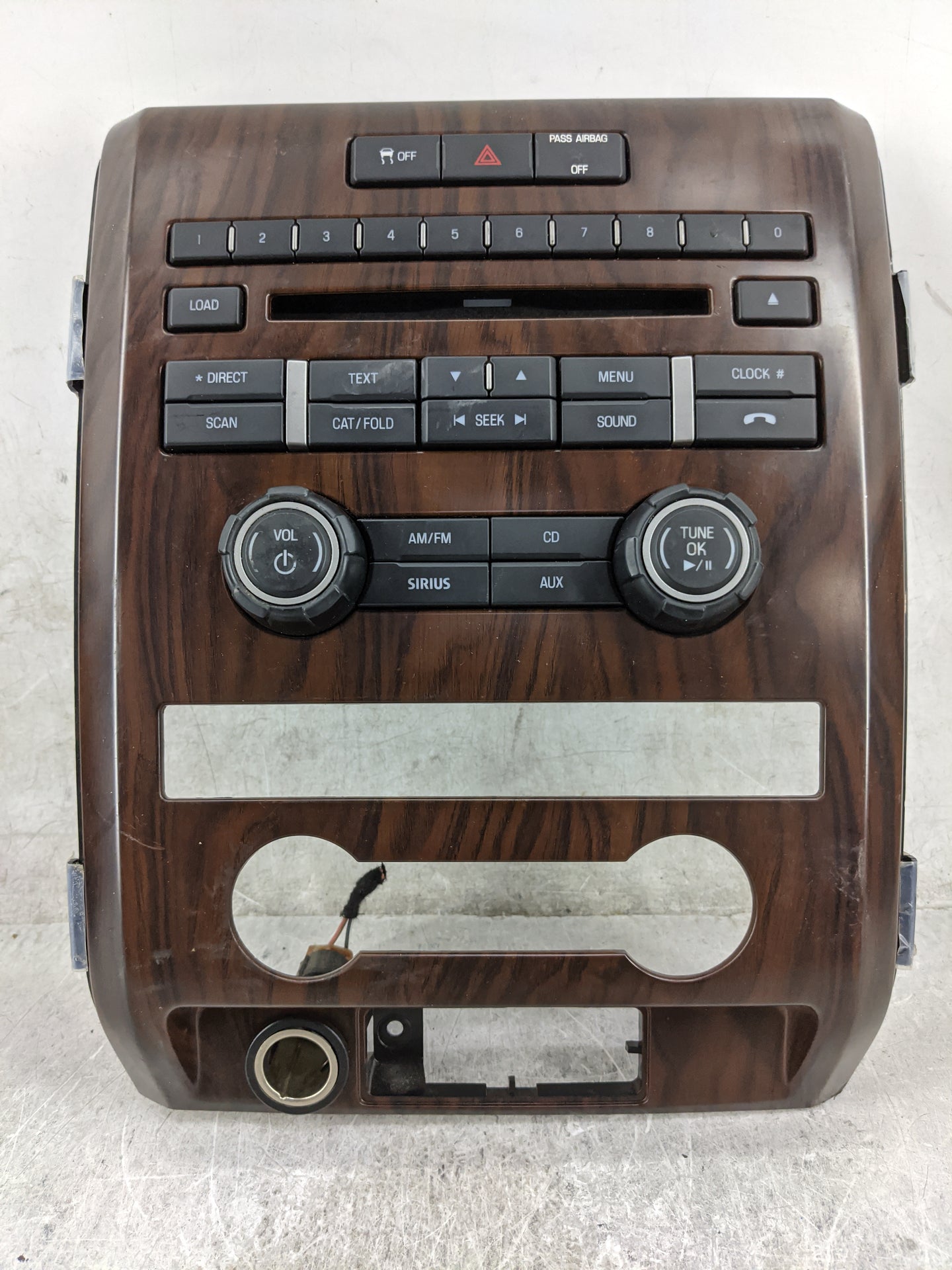 2012-2014 Ford F-150 Radio Control Panel Brown - Oemusedautoparts1.com