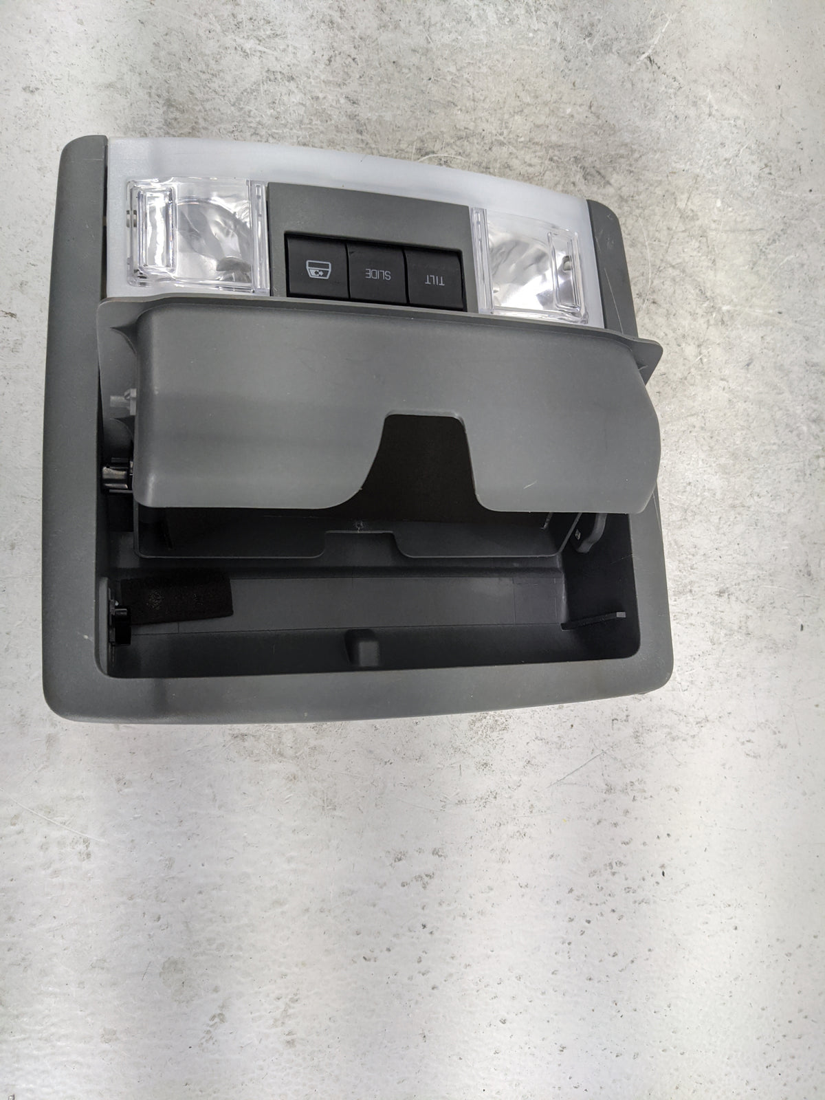 2009-2014 Ford F-150 Overhead Console W/rear Climate Control Gray - Oemusedautoparts1.com