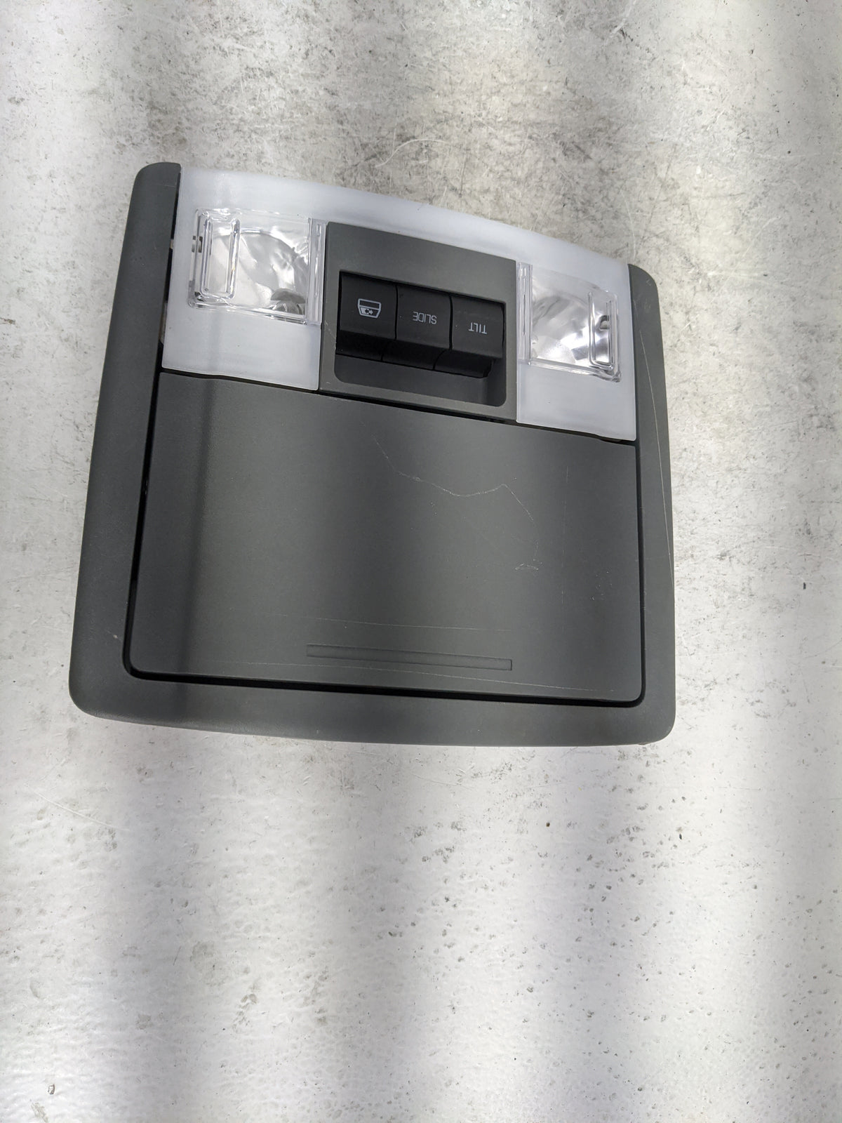 2009-2014 Ford F-150 Overhead Console W/rear Climate Control Gray - Oemusedautoparts1.com