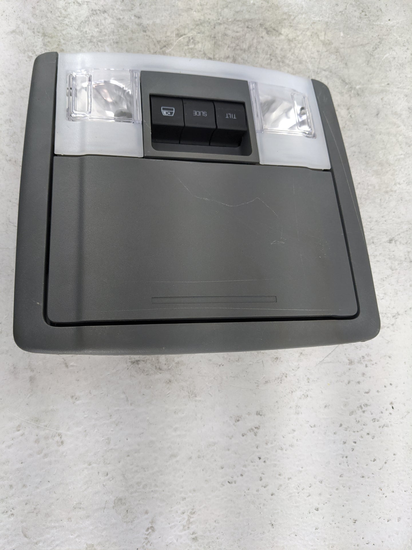 2009-2014 Ford F-150 Overhead Console W/rear Climate Control Gray - Oemusedautoparts1.com