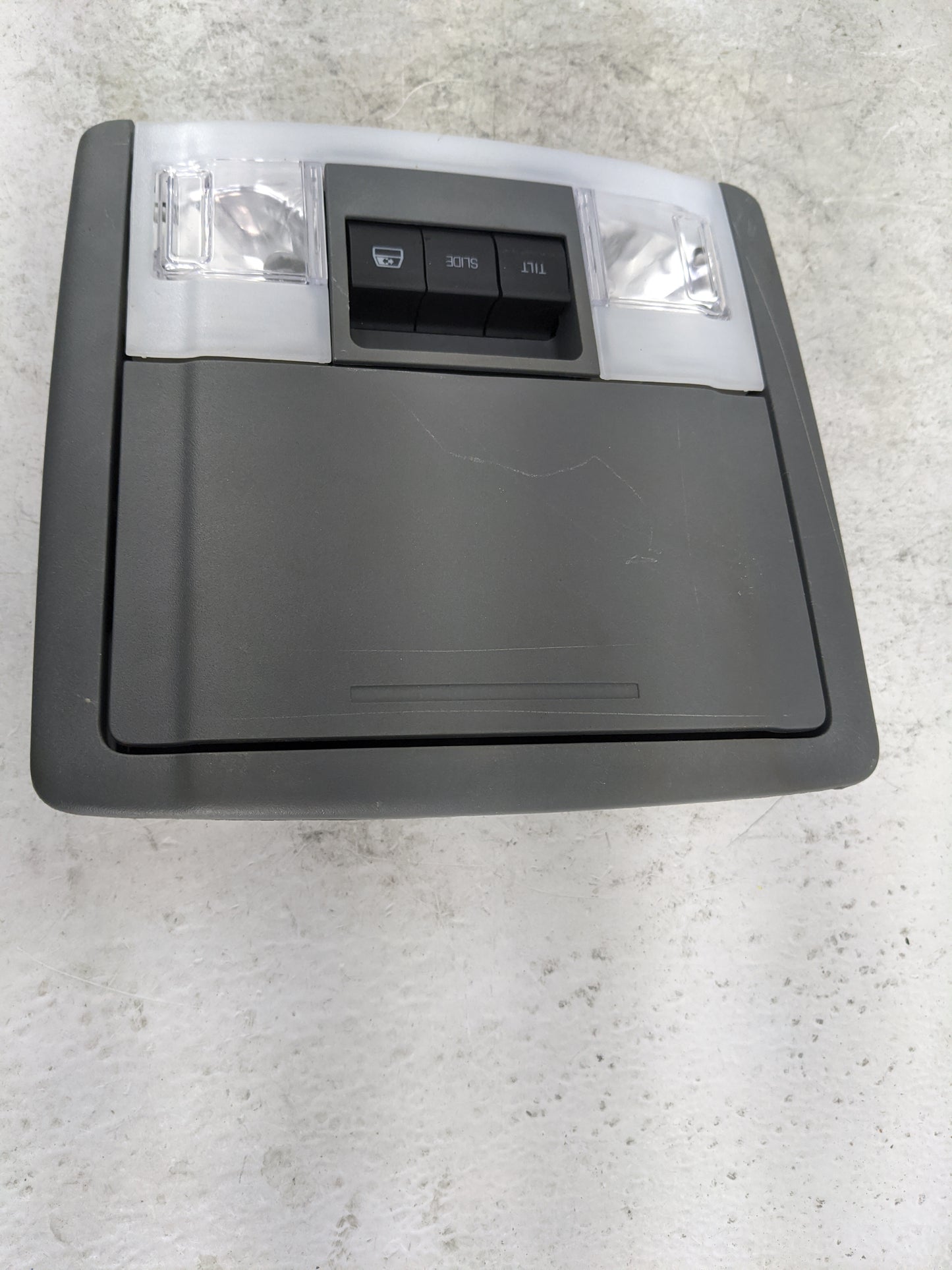 2009-2014 Ford F-150 Overhead Console W/rear Climate Control Gray - Oemusedautoparts1.com