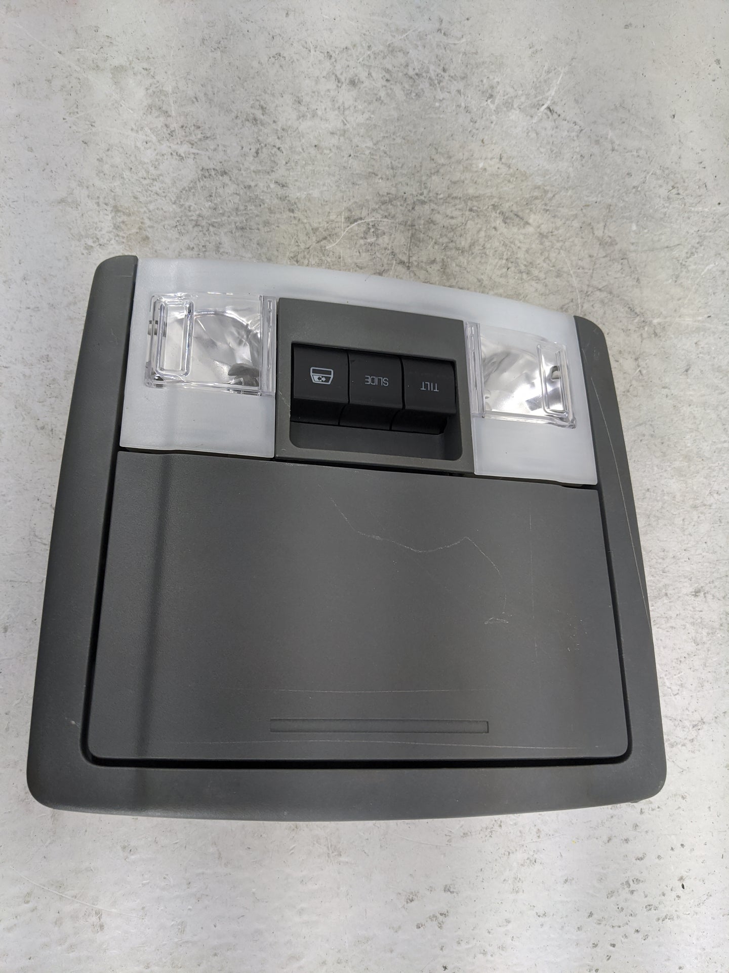 2009-2014 Ford F-150 Overhead Console W/rear Climate Control Gray - Oemusedautoparts1.com