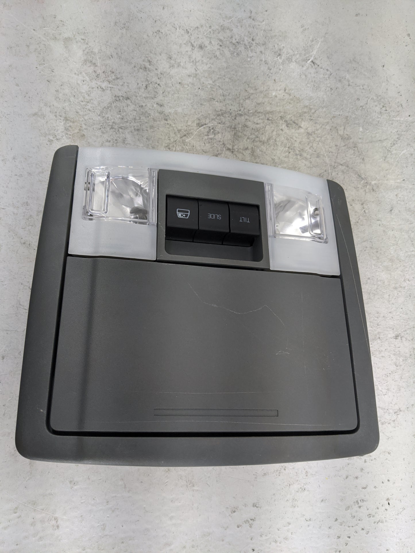 2009-2014 Ford F-150 Overhead Console W/rear Climate Control Gray - Oemusedautoparts1.com