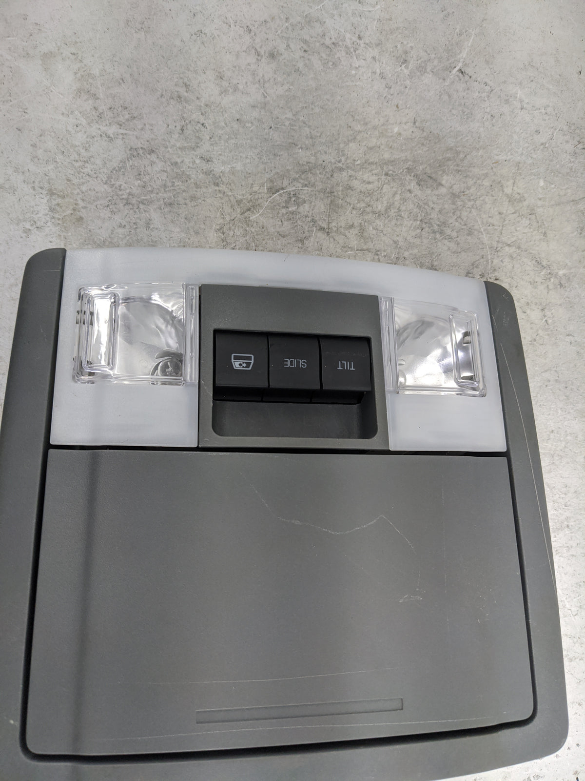 2009-2014 Ford F-150 Overhead Console W/rear Climate Control Gray - Oemusedautoparts1.com