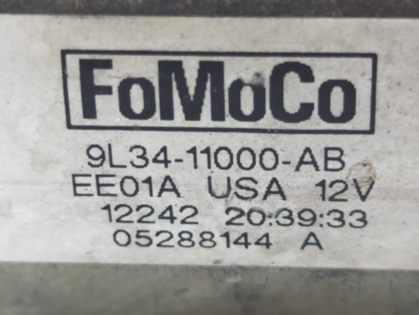 2013-2015 Ford F-150 Car Starter Motor Solenoid OEM P/N:9L34-11000-AB Fits Fits 2013 2014 2015 2016 2017 2018 2019 OEM Used 