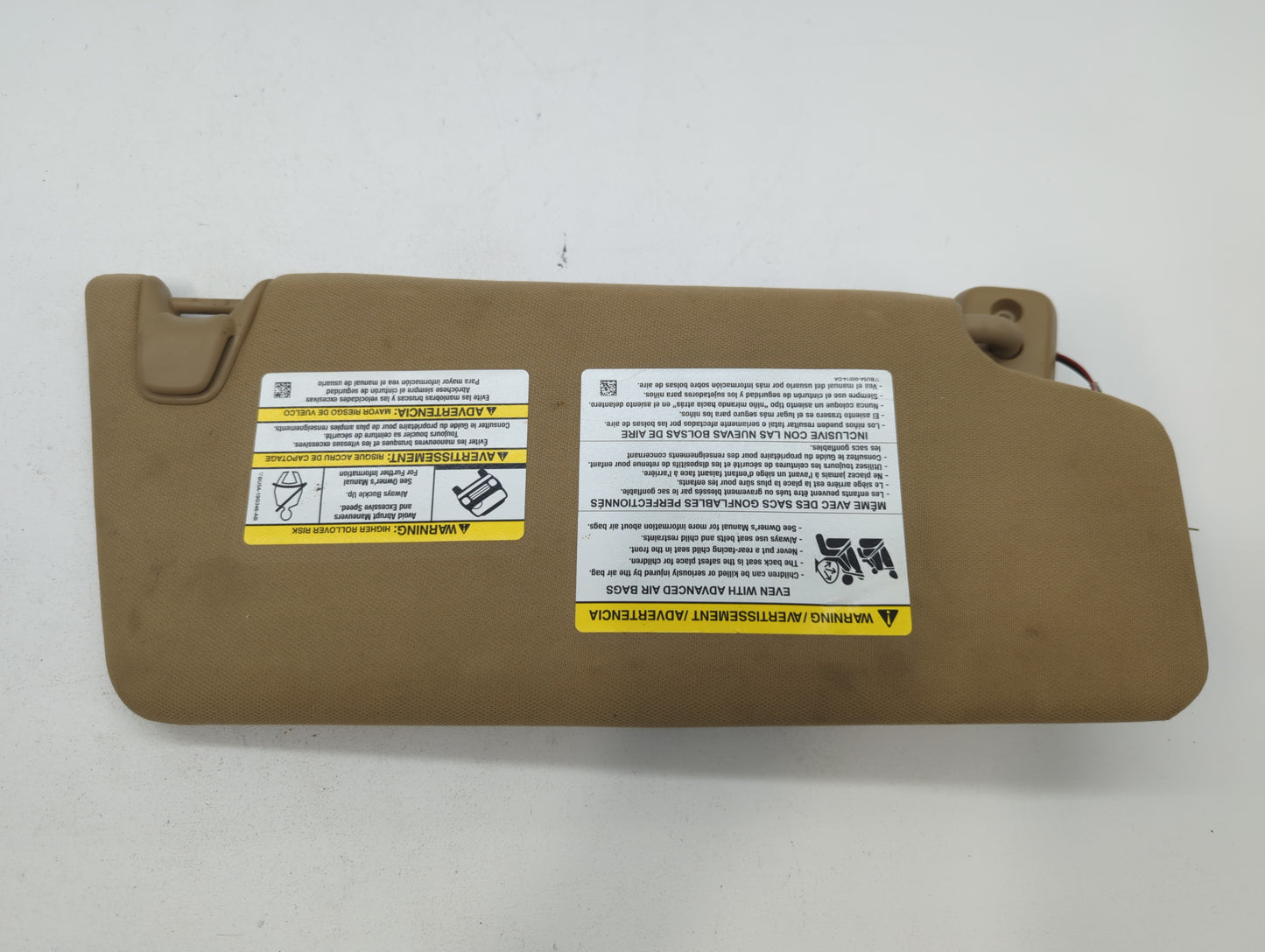 2010-2014 Ford F-150 Sun Visor Shade Replacement Driver Left Mirror Fits Fits 2010 2011 2012 2013 2014 OEM Used Auto Parts -