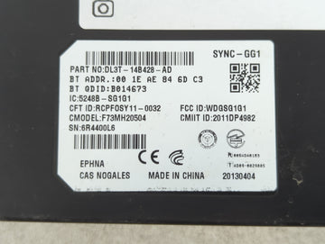 2013-2014 Ford F-150 Chassis Control Module Ccm Bcm Body Control