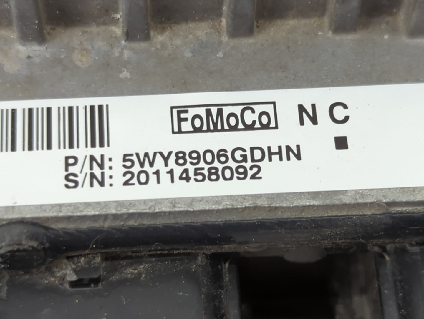 2013 Ford F150 PCM Engine Control Computer ECU ECM PCU OEM P/N:DL3A-12A650-LG 5WY8906GDHN Fits Fits 2014 OEM Used Auto Parts