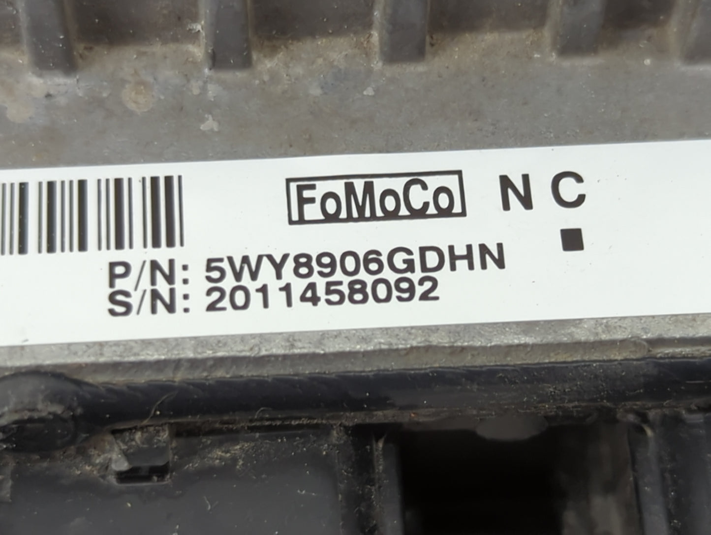 2013 Ford F150 PCM Engine Control Computer ECU ECM PCU OEM P/N:DL3A-12A650-LG 5WY8906GDHN Fits Fits 2014 OEM Used Auto Parts