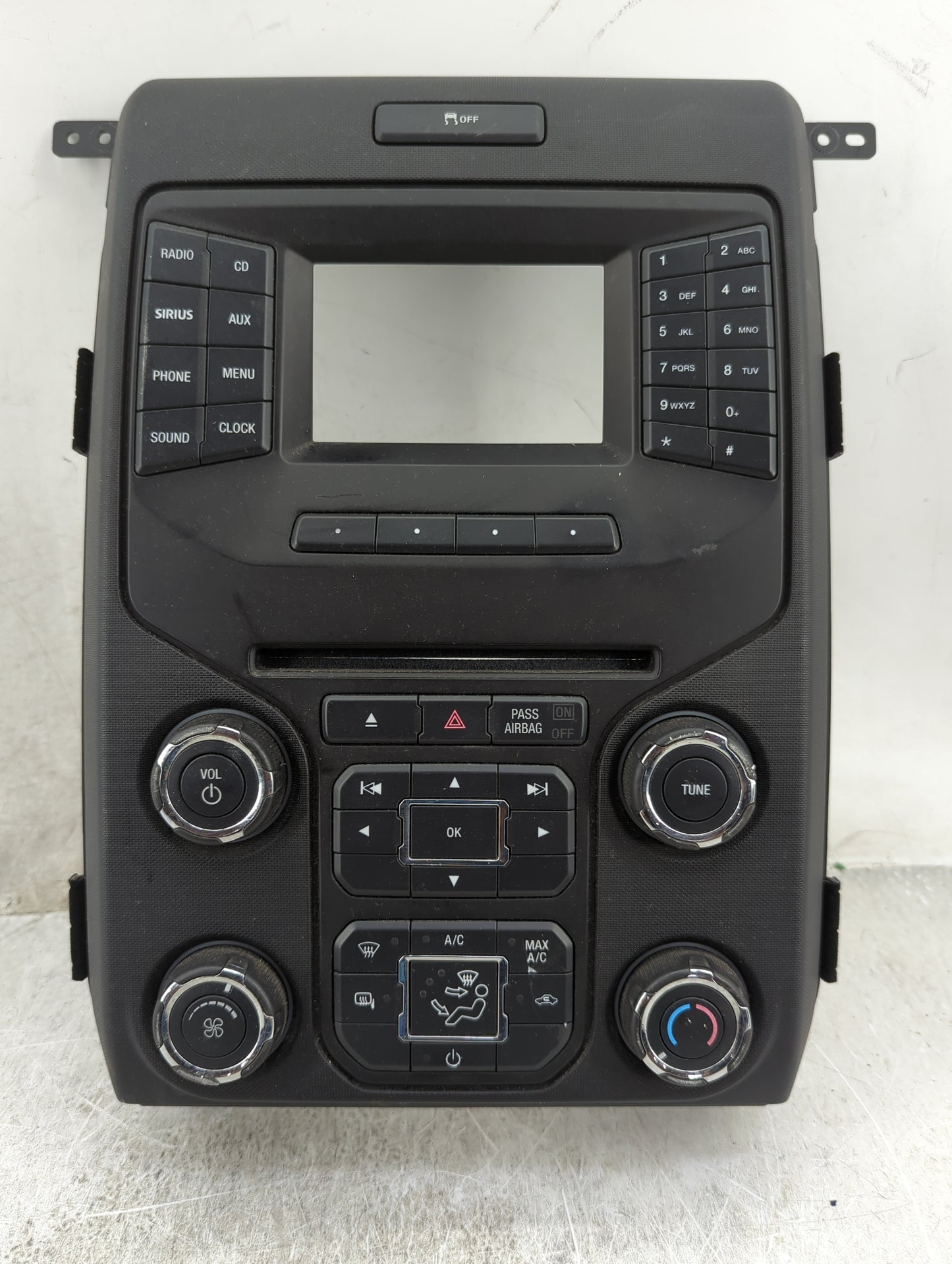 Ford F150 Radio Control Panel Black - Oemusedautoparts1.com