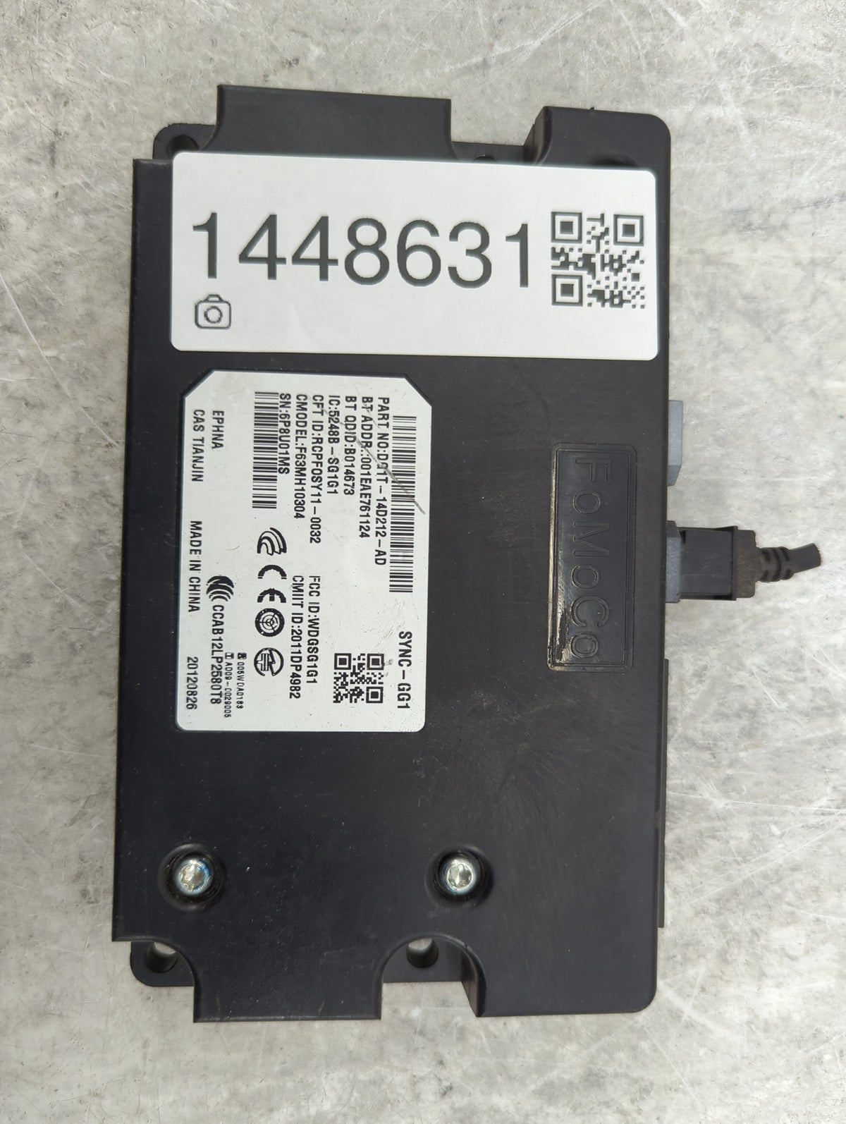 Ford F150 Communication Control Module 1448631 - Oemusedautoparts1.com