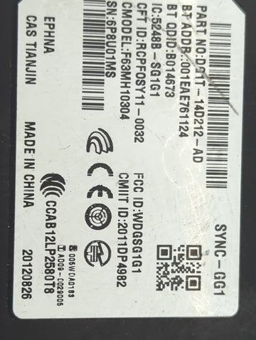 Ford F150 Communication Control Module