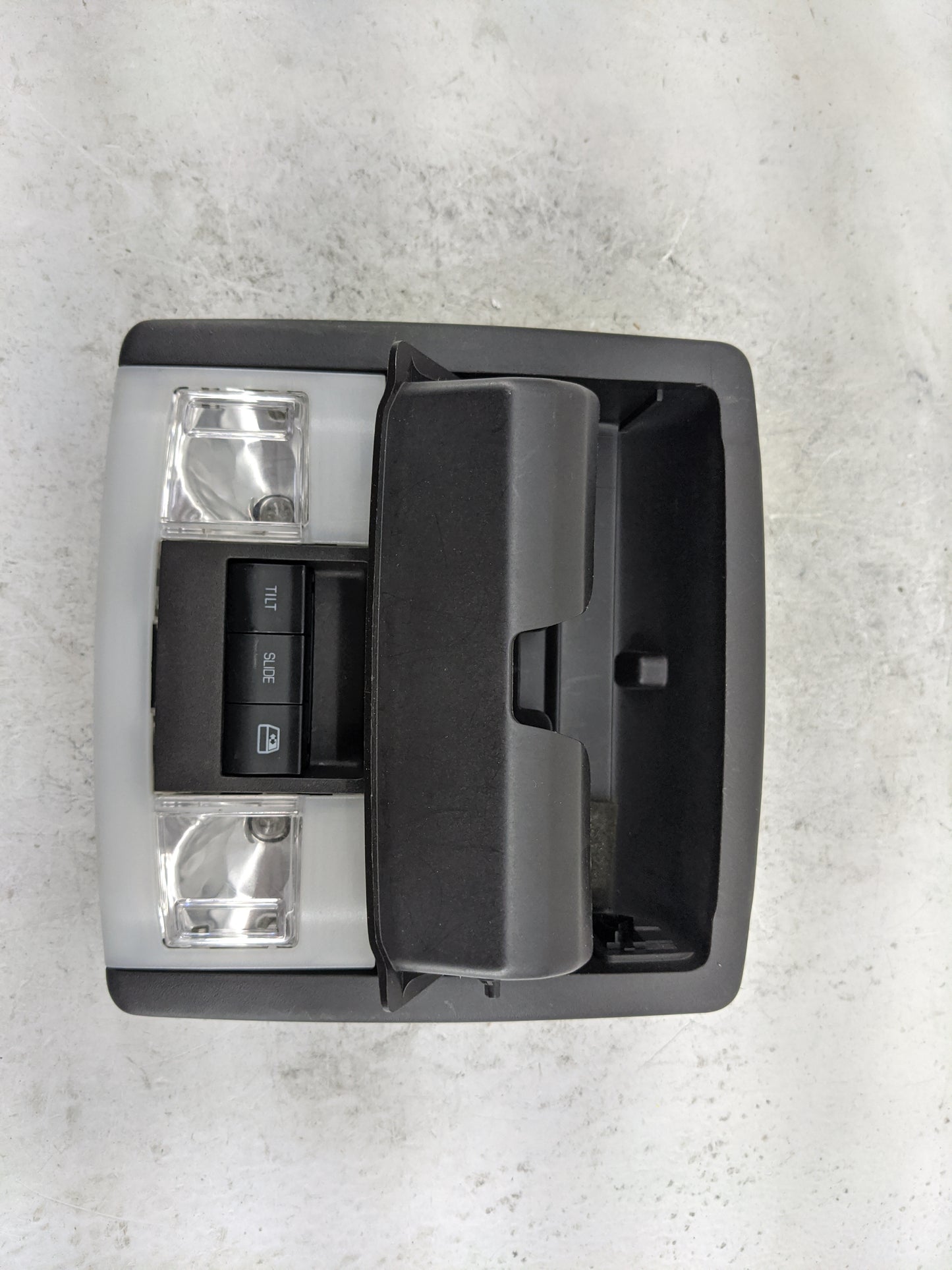 Ford F150 Overhead Console W/rear Climate Control Black - Oemusedautoparts1.com